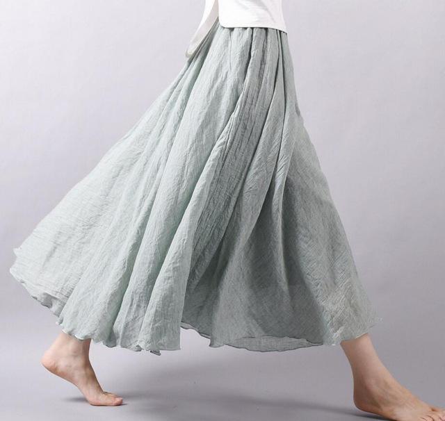 Flowy and Free Chiffon Maxi Skirt - YOUXIZT