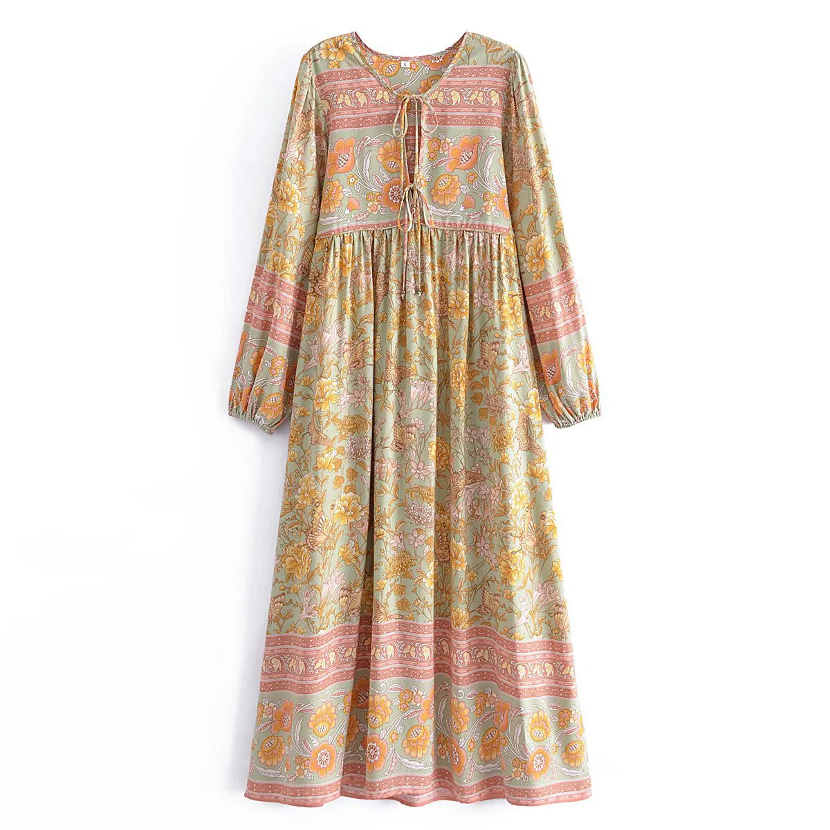 Gypsy Dusk Boho Maxi Dress - YOUXIZT