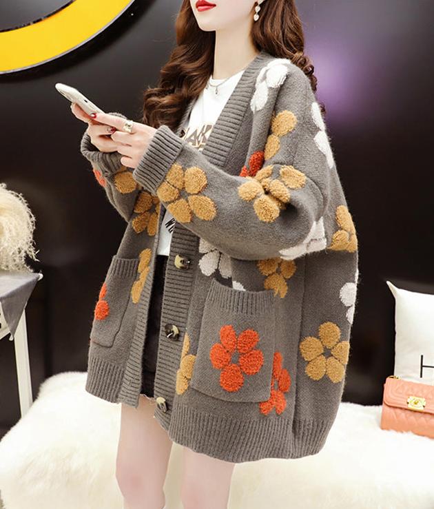 Silk Charm Floral Cardigan - YOUXIZT