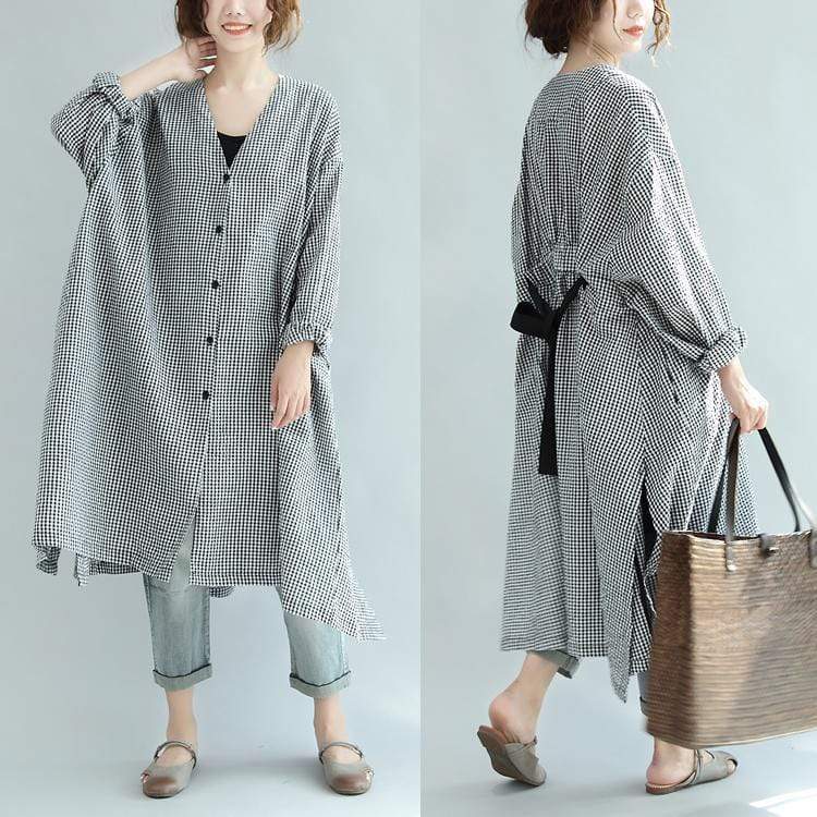 Sweet Pea Plaid Oversized Shirt - YOUXIZT