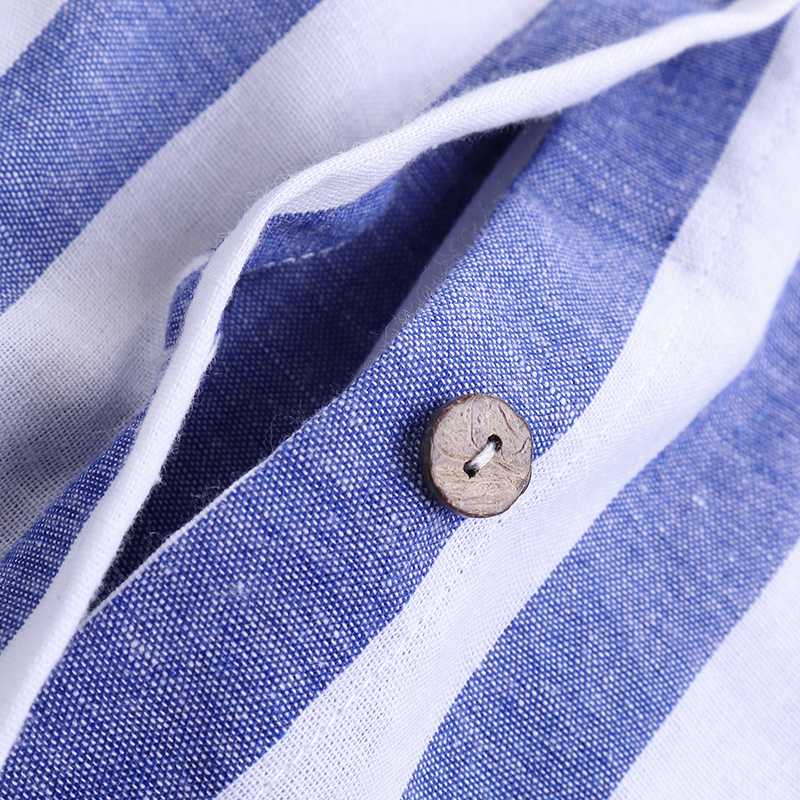 Striped Oversized Blouse - YOUXIZT