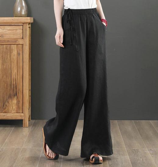 Retro Vibe Loose Wide-Leg Pants - YOUXIZT