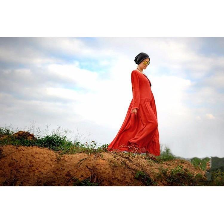 Oversized Long Hippie Dresses - YOUXIZT