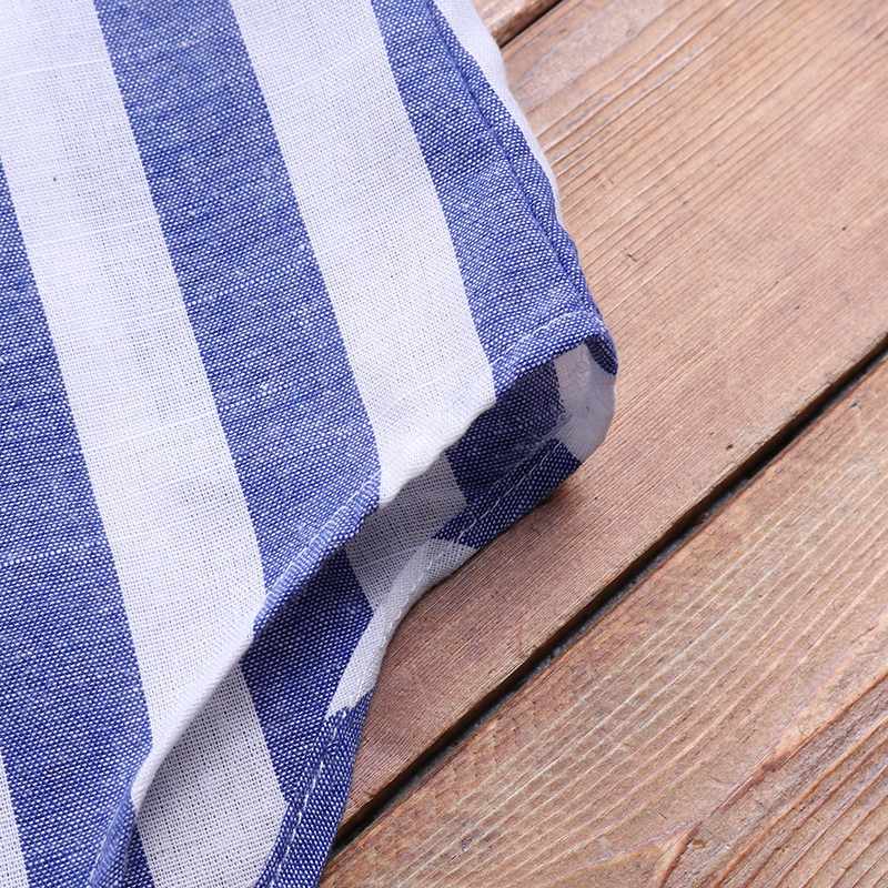 Striped Oversized Blouse - YOUXIZT