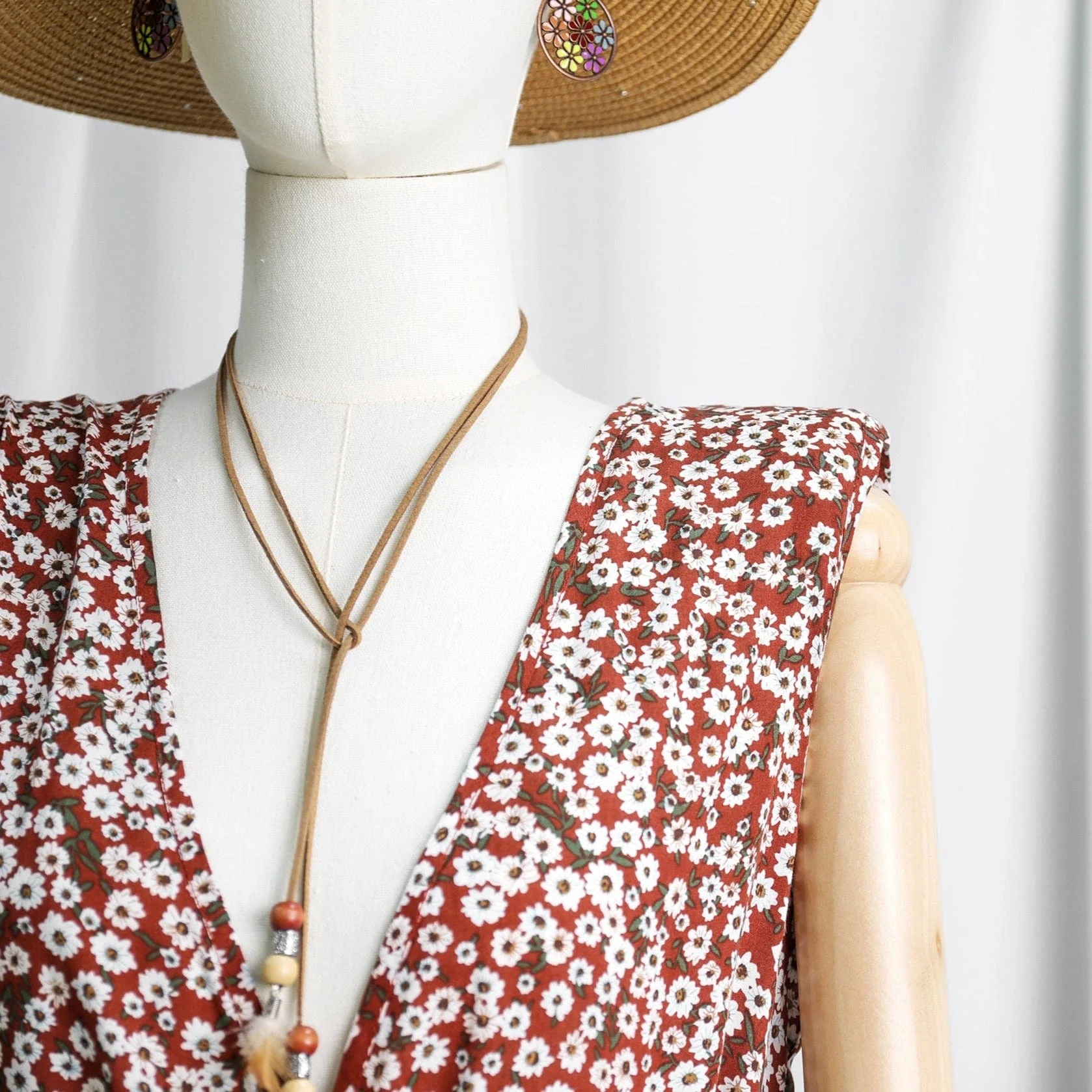 Mystery Floral Boho Maxi Dress - YOUXIZT