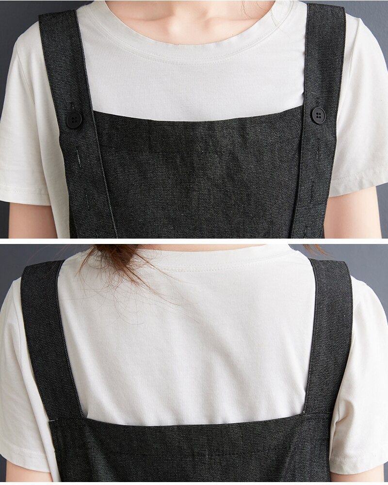 Going Off Overall Dress - YOUXIZT