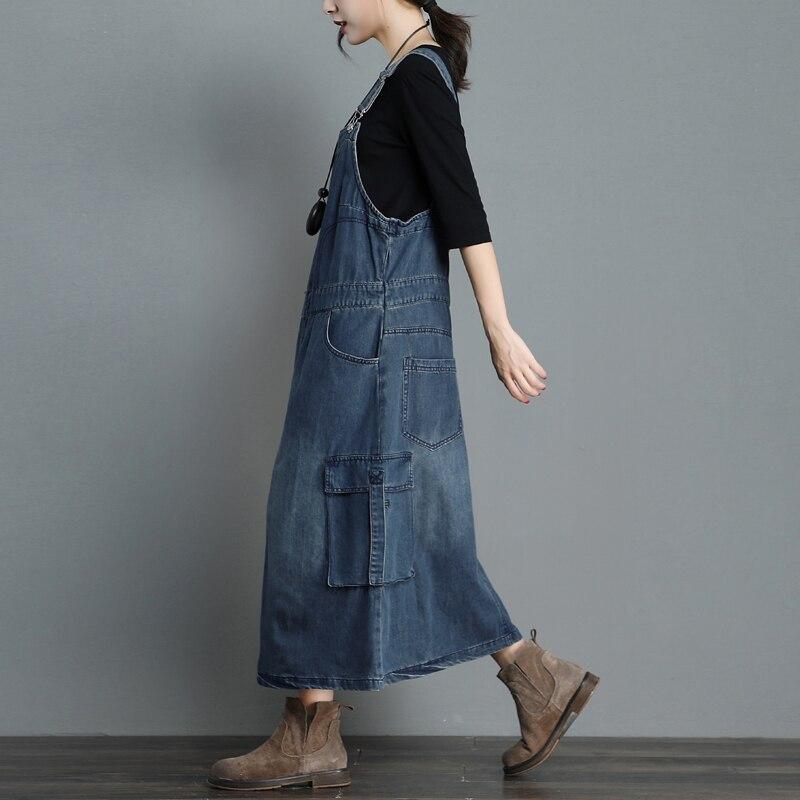 Denim Overall Dress - YOUXIZT