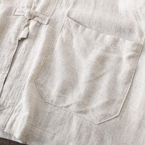 Zen Garden Cotton & Linen Blouse - YOUXIZT