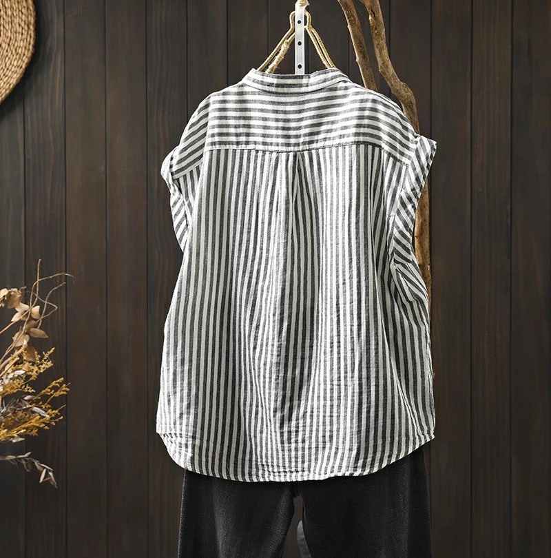 Moon Haze Women's Cotton Shirt - YOUXIZT