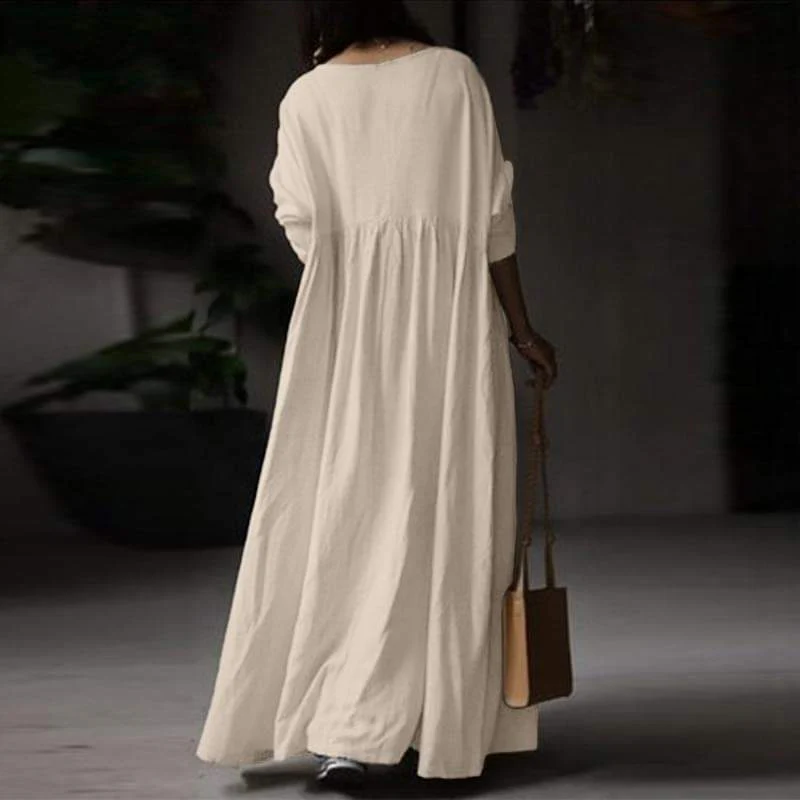 Mia Oversized Pleated Dress - YOUXIZT