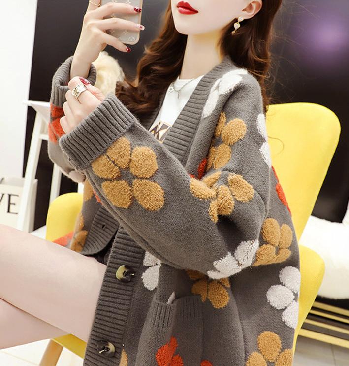 Silk Charm Floral Cardigan - YOUXIZT