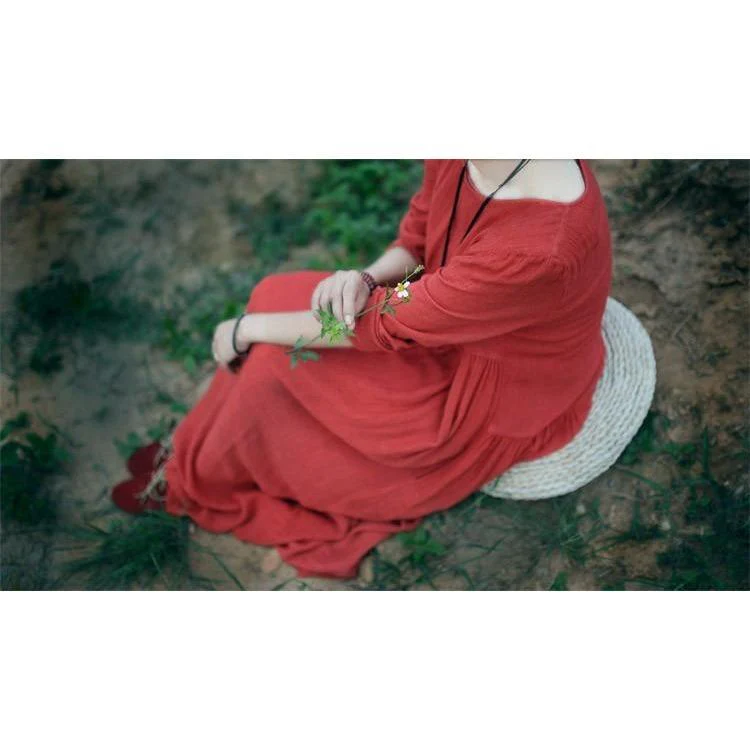 Oversized Long Hippie Dresses - YOUXIZT