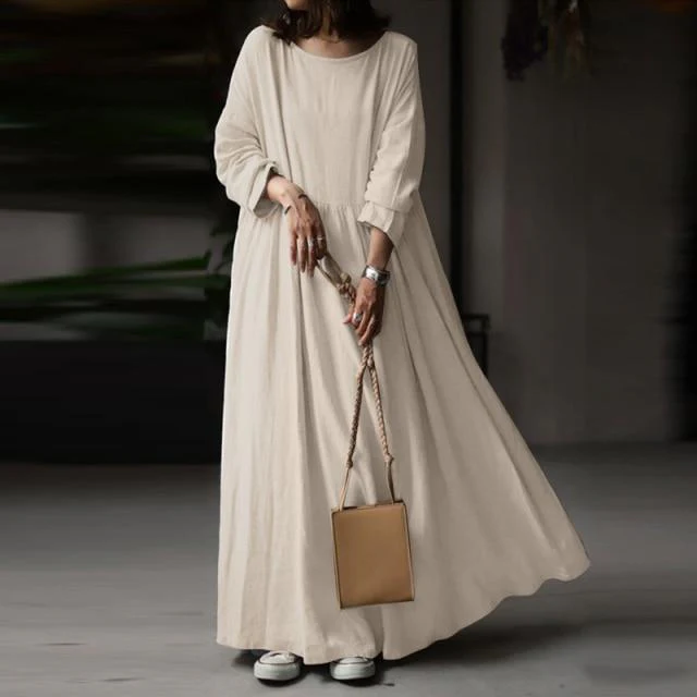 Mia Oversized Pleated Dress - YOUXIZT