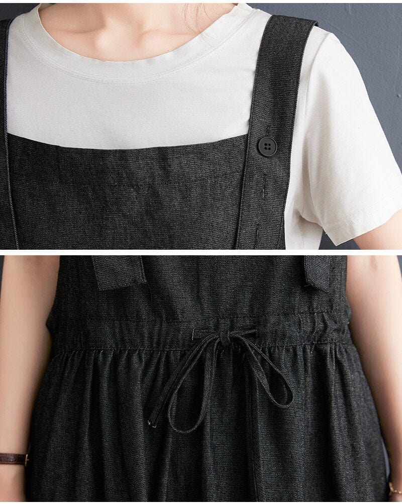 Going Off Overall Dress - YOUXIZT