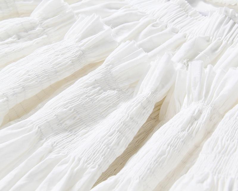 Draped Pleated Maxi Dress - YOUXIZT