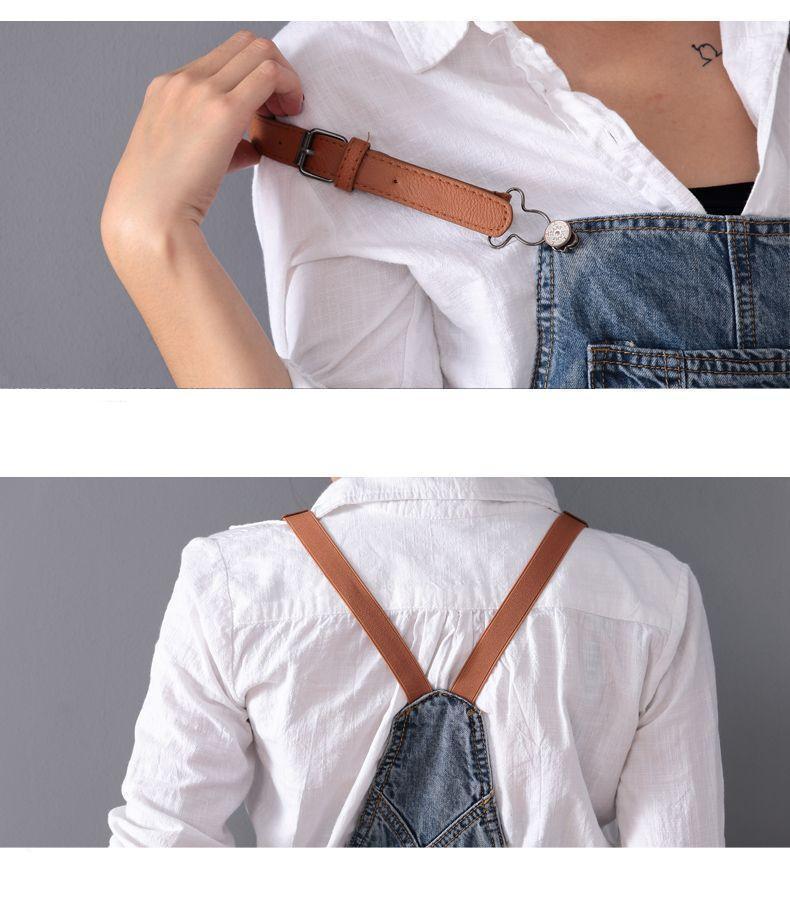 Ripped Denim Overall Dress - YOUXIZT