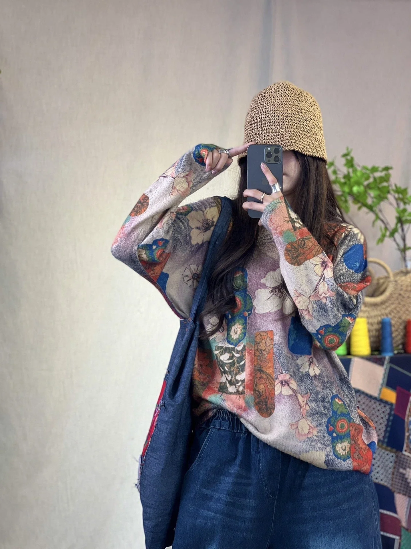 Loose Mink Cashmere Sweater - YOUXIZT