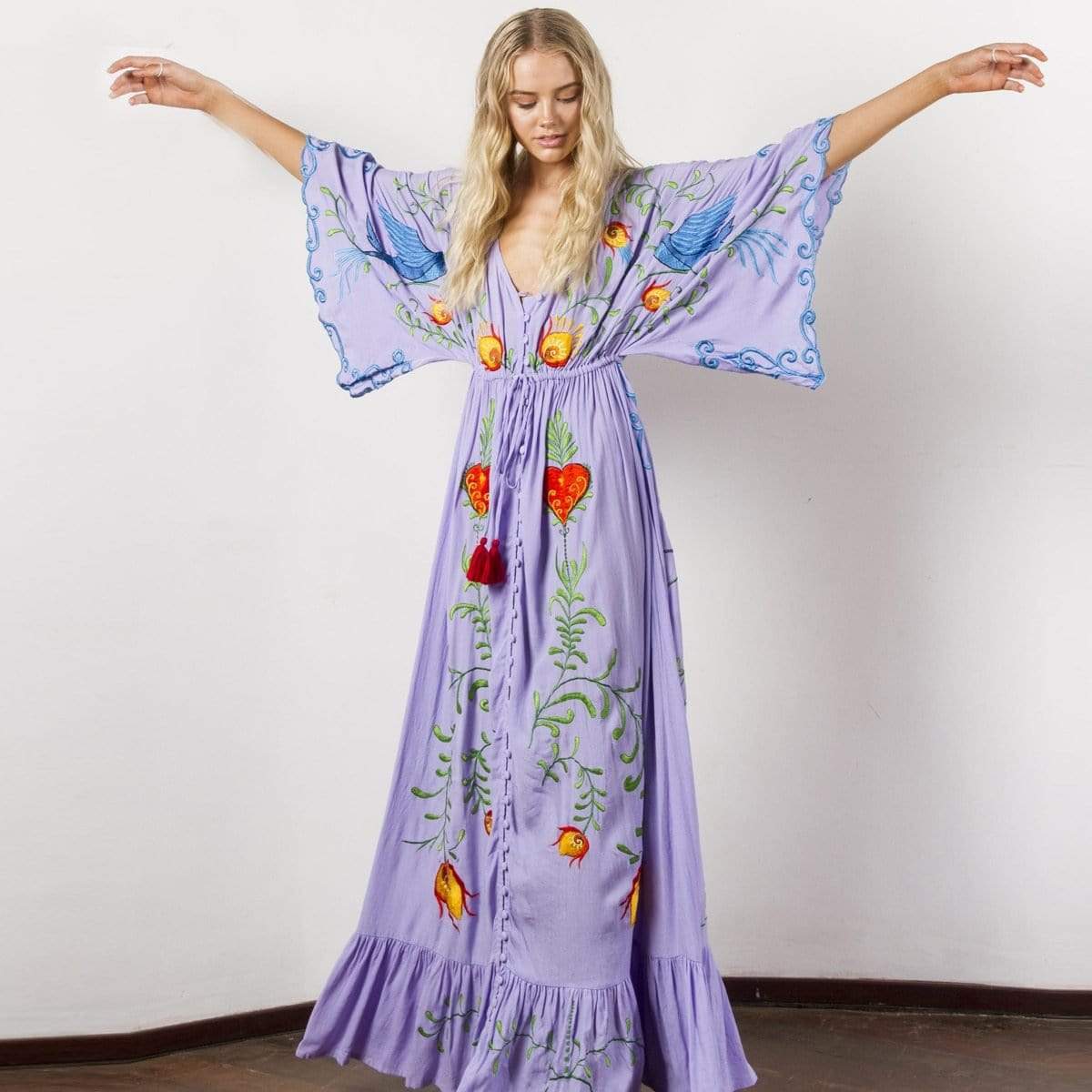 Higher Consciousness Boho Maxi Dress - YOUXIZT