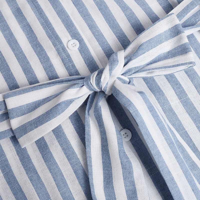 My Destiny Striped Maxi Shirt Dress - YOUXIZT