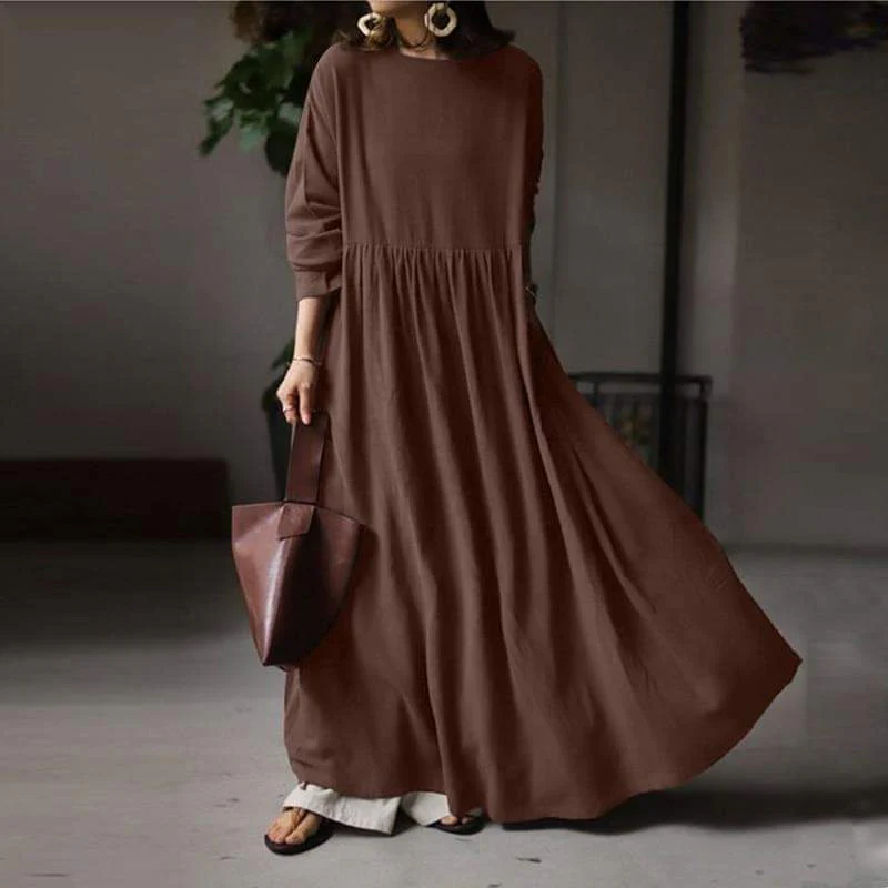 Mia Oversized Pleated Dress - YOUXIZT