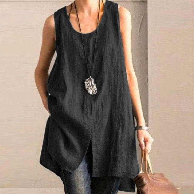 Oversized Basic Tank Top - VERGITR