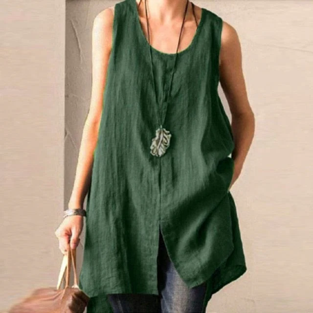 Oversized Basic Tank Top - VERGITR
