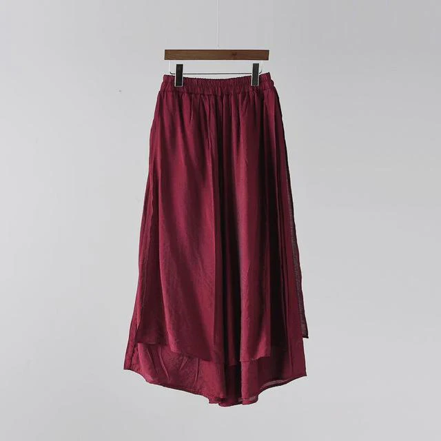 Flowy 3/4 Length Palazzo Pants - YOUXIZT