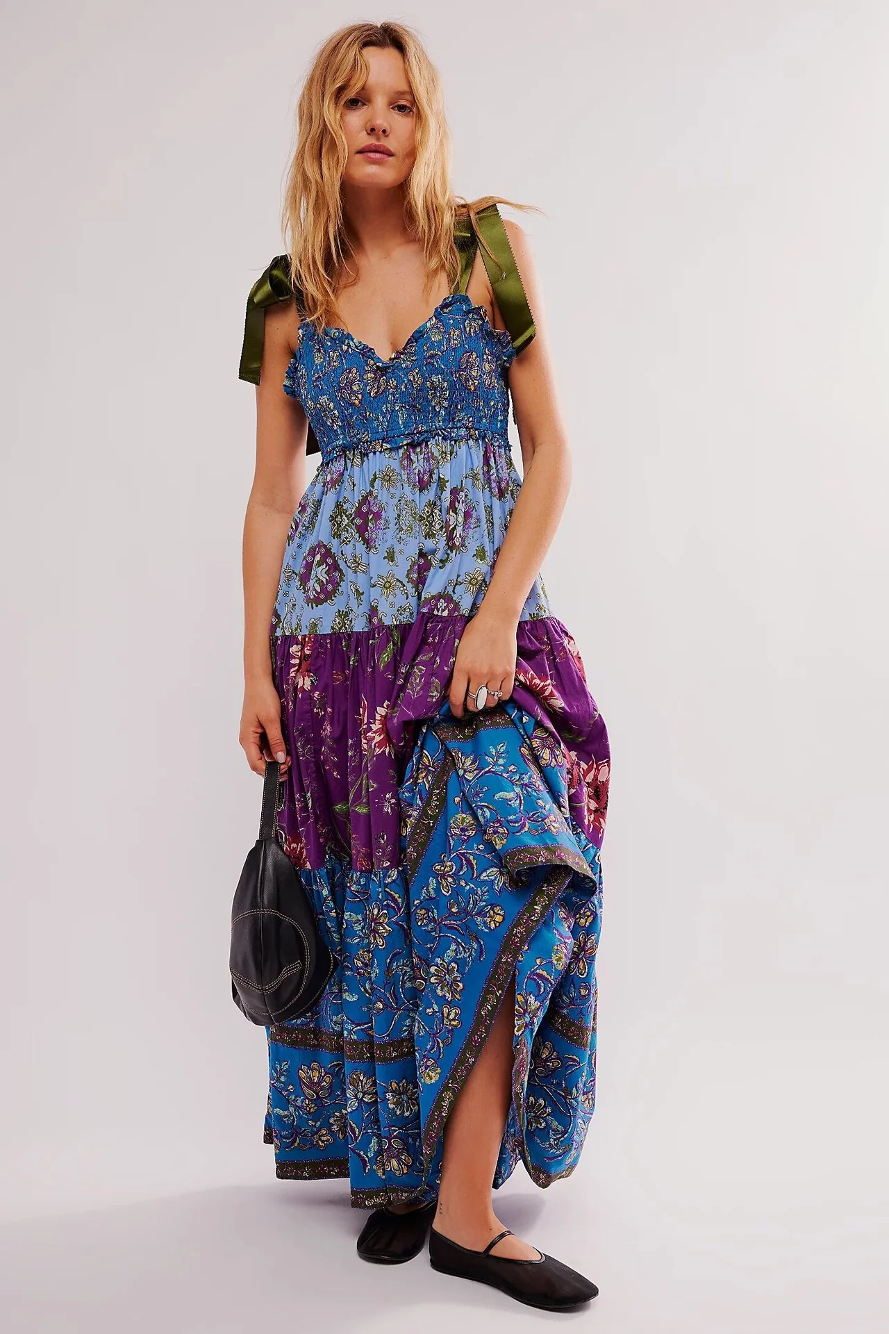 Bloom Sleeveless Floral Maxi Dress - YOUXIZT
