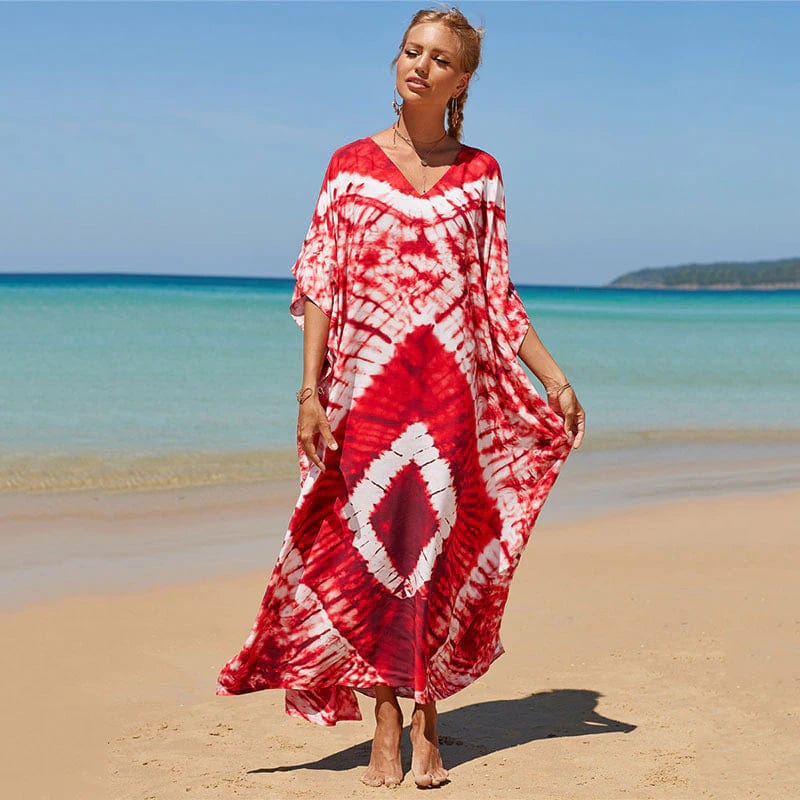 Sunset Tie Dye Maxi Dress - VERGITR