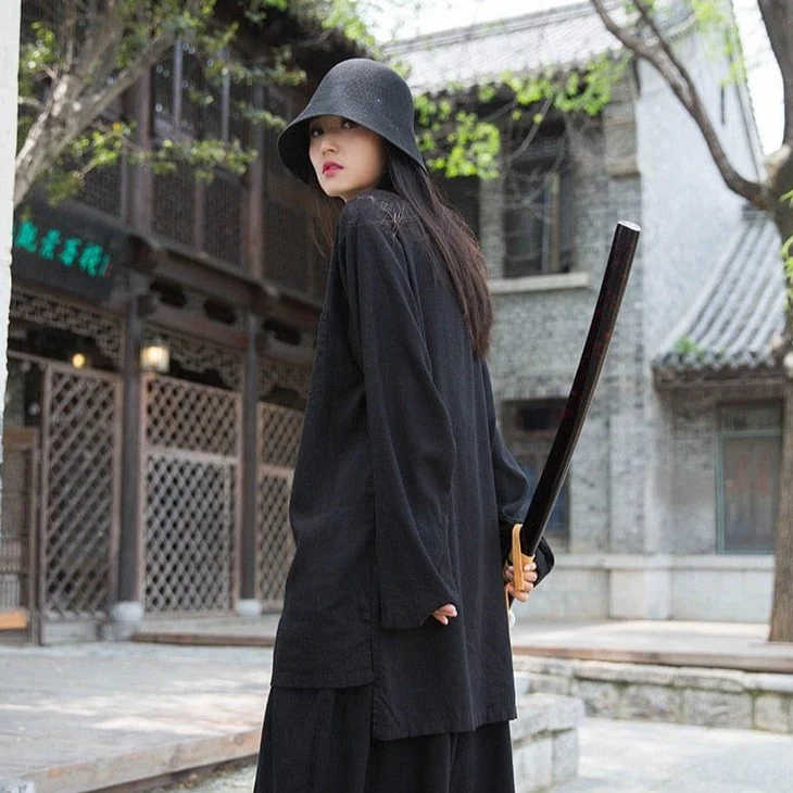 Minimalist Cotton & Linen Blouse - YOUXIZT