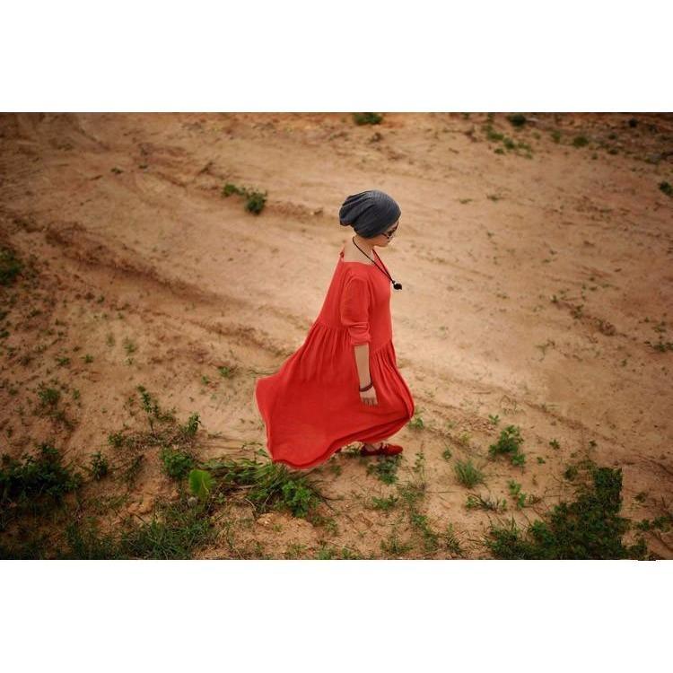 Oversized Long Hippie Dresses - YOUXIZT