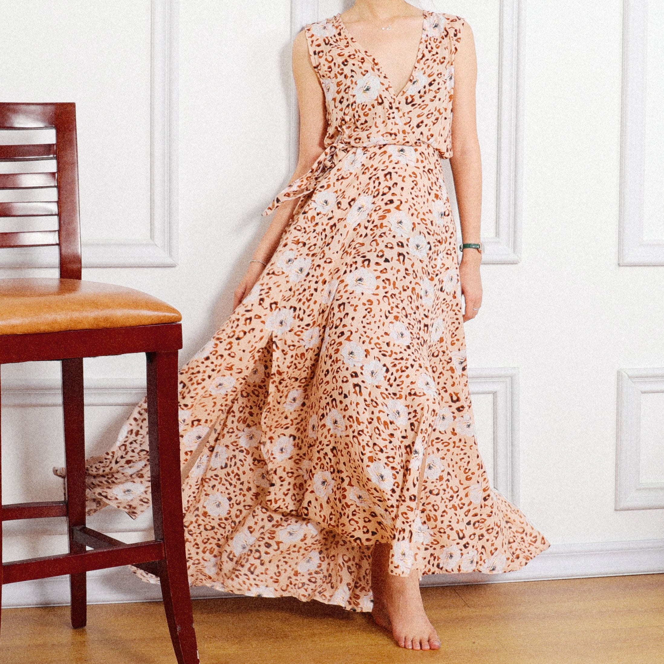 Mystery Floral Boho Maxi Dress - YOUXIZT