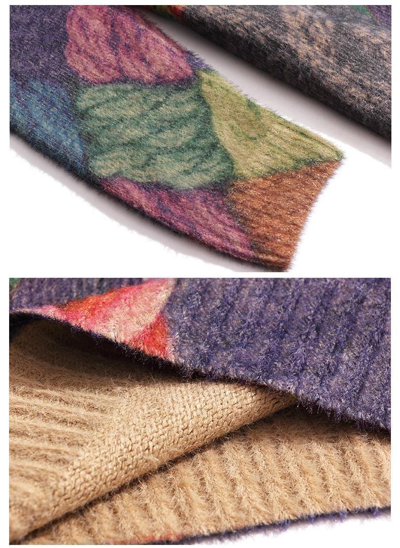 Harajuku Knitted O-Neck Sweater - YOUXIZT