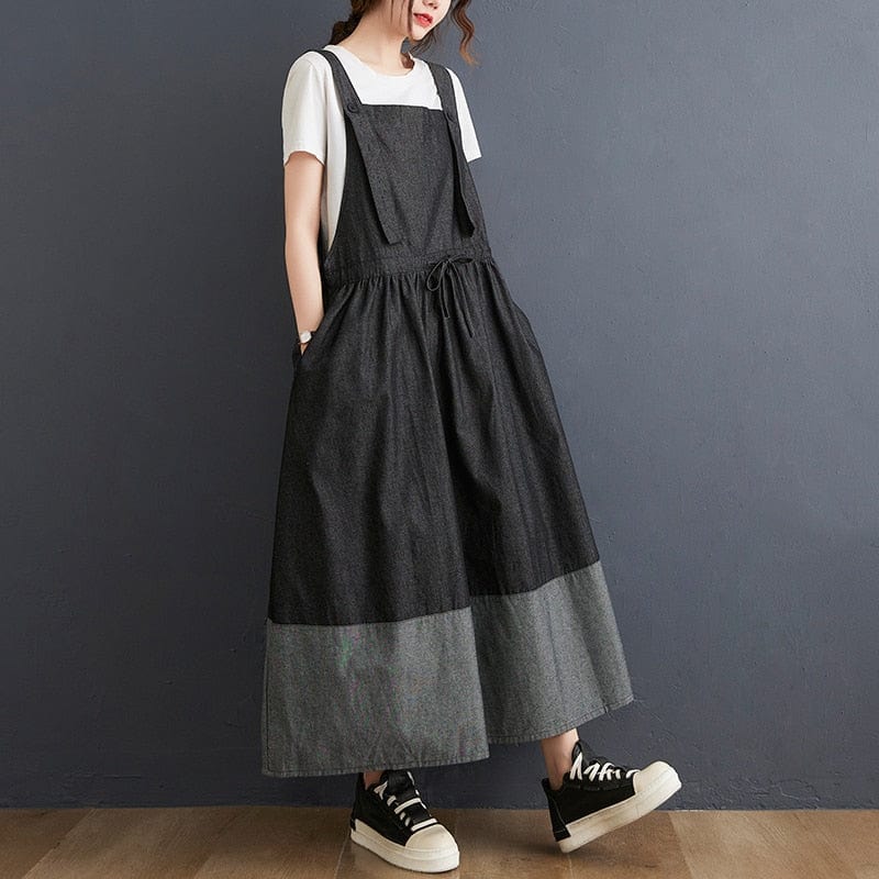 Going Off Overall Dress - YOUXIZT