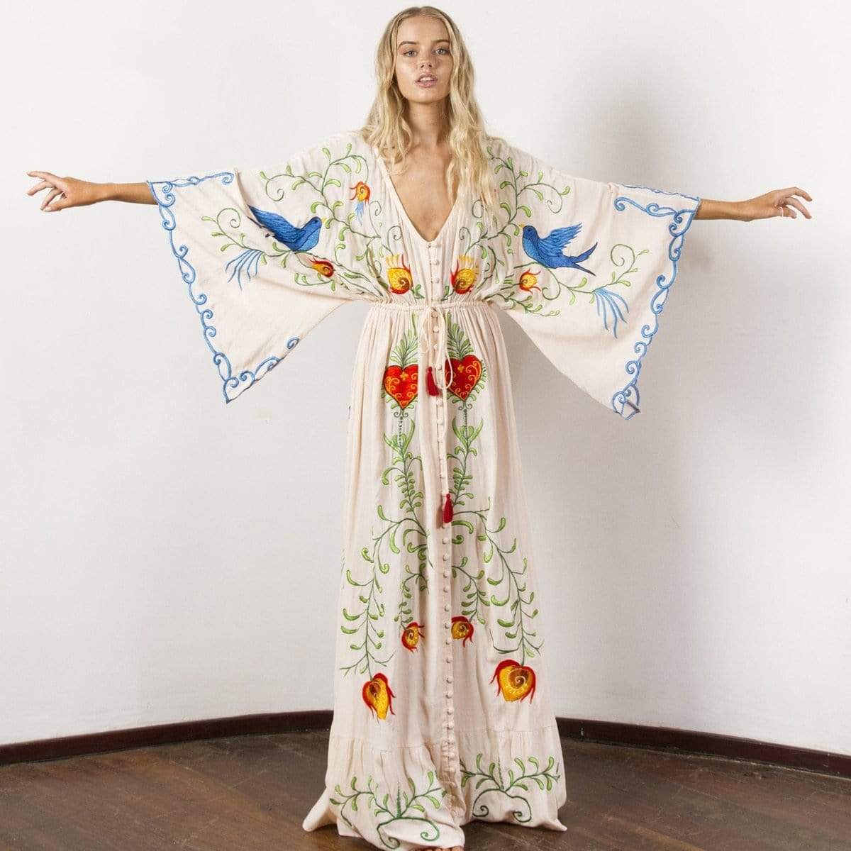 Higher Consciousness Boho Maxi Dress - VERGITR