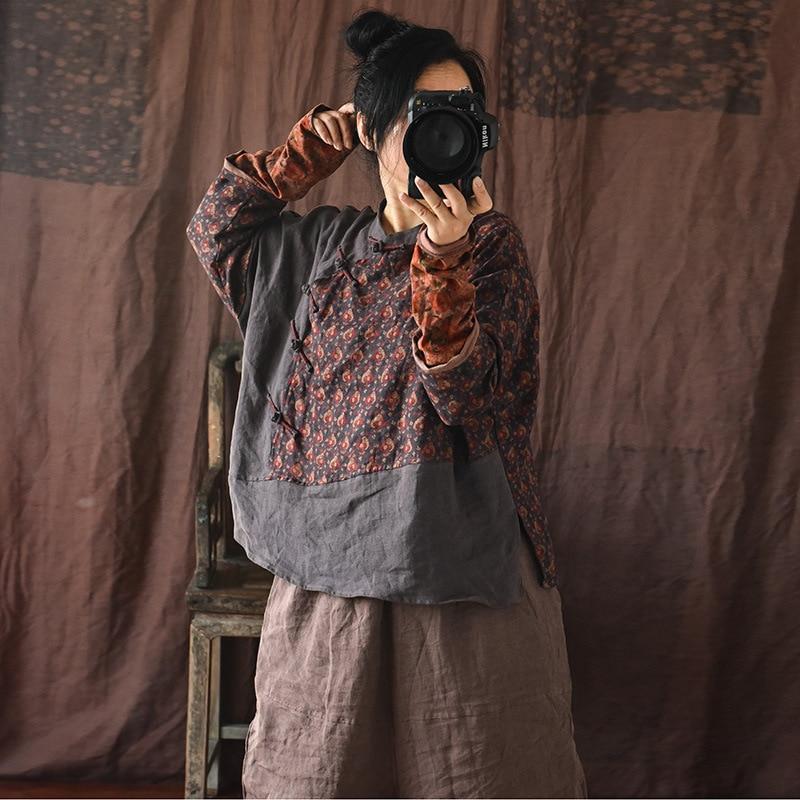 Laurel Floral Linen Blouse - YOUXIZT