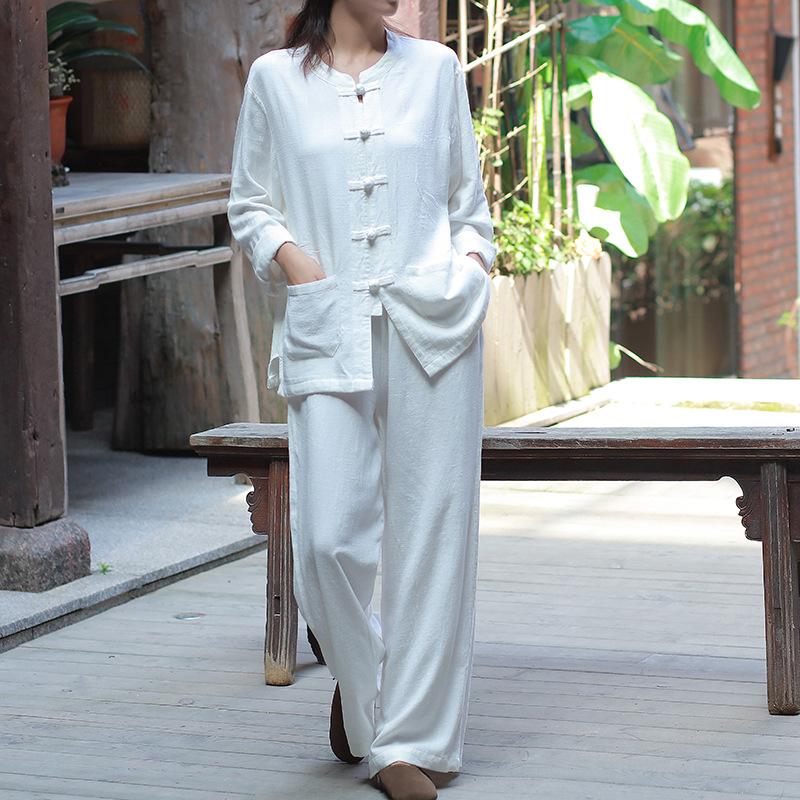 Zen Garden Cotton & Linen Blouse - YOUXIZT