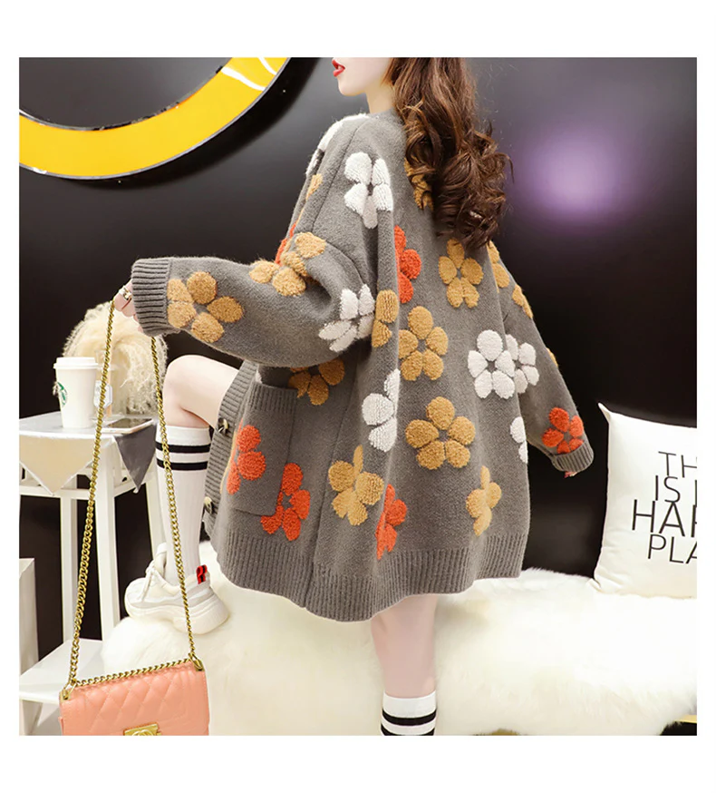 Silk Charm Floral Cardigan - YOUXIZT
