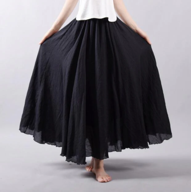 Flowy and Free Chiffon Maxi Skirt - YOUXIZT
