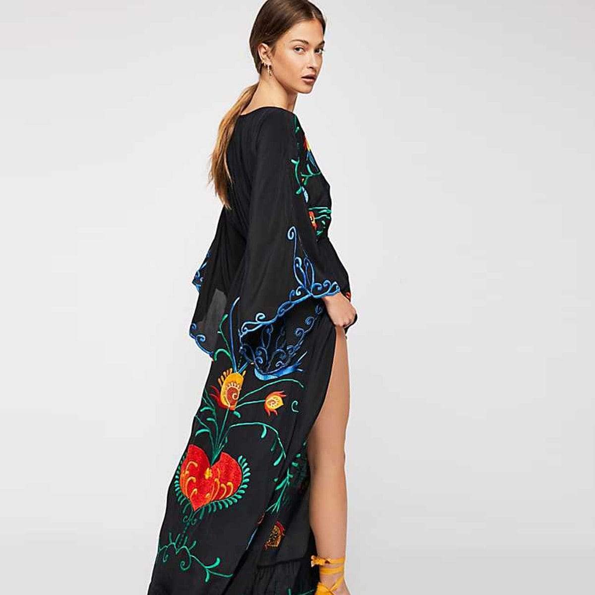 Higher Consciousness Boho Maxi Dress - YOUXIZT