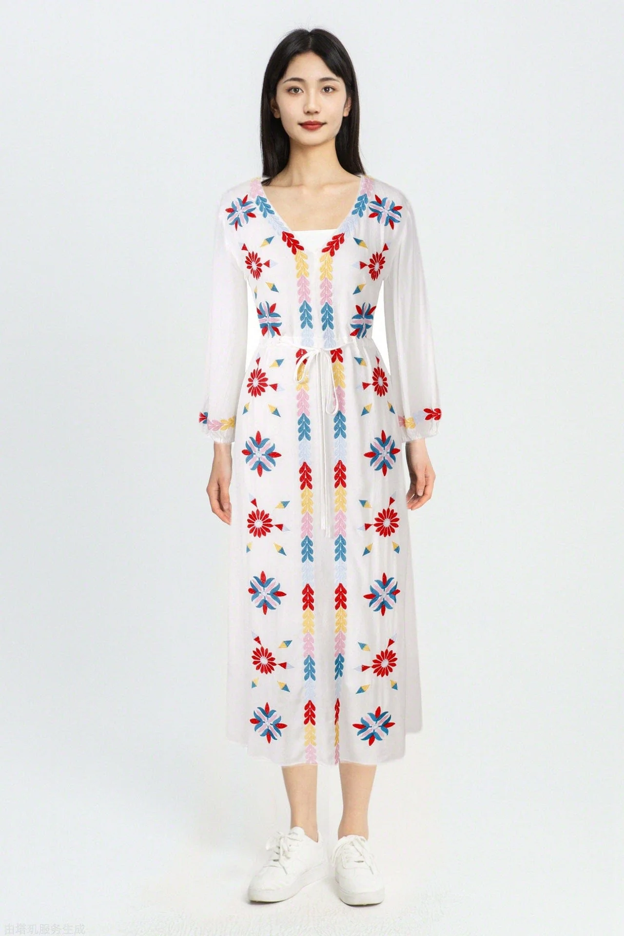 Vintage Charm Floral Midi Dress - YOUXIZT