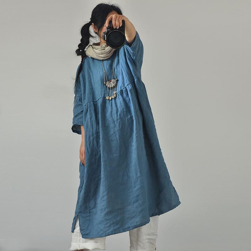 Oversized Pleated Zen Tunic - YOUXIZT