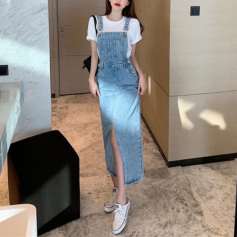 Dream Denim Dress Overall - VERGITR