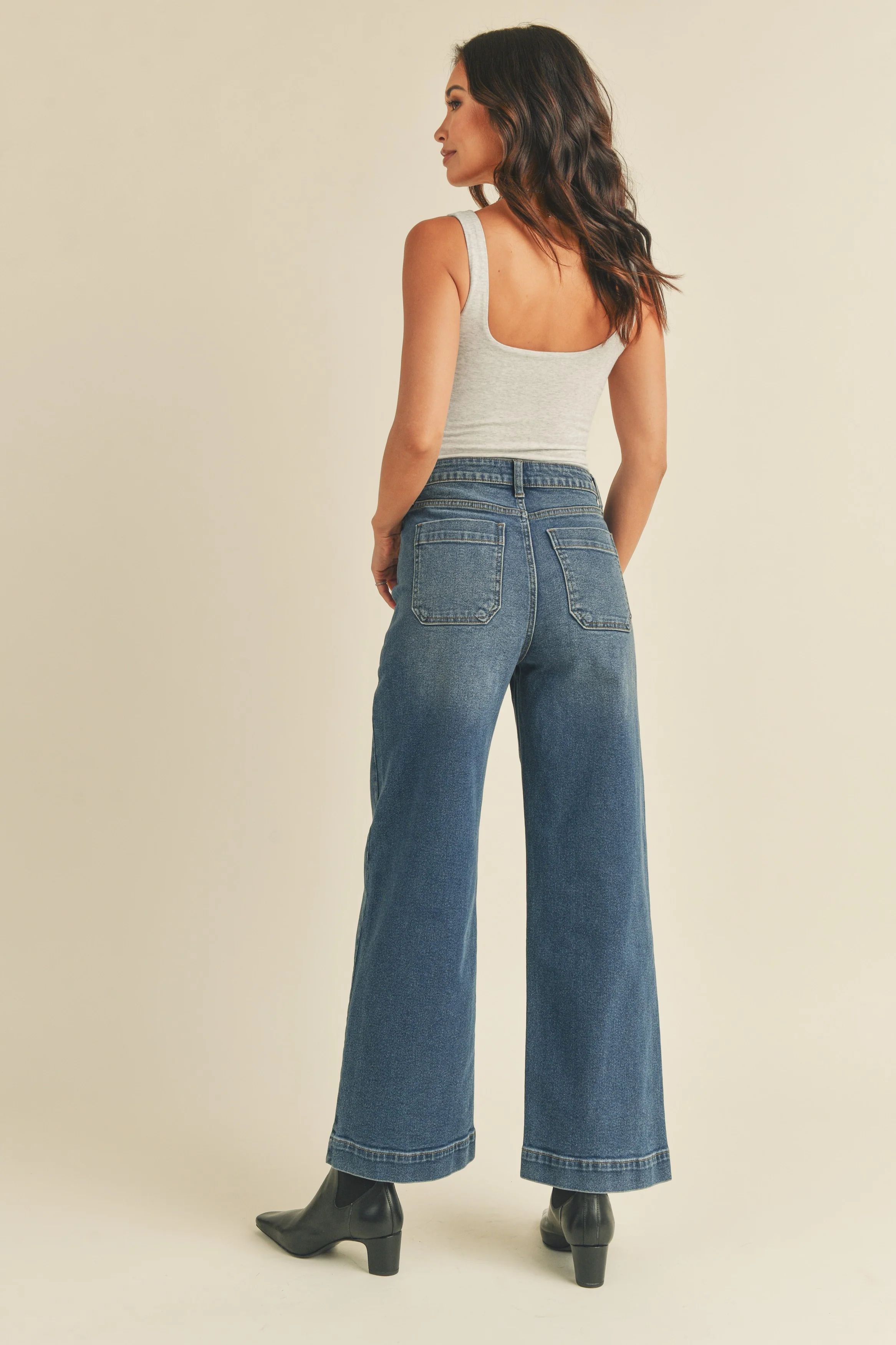 Denim Utility Pants - XAYUYUE