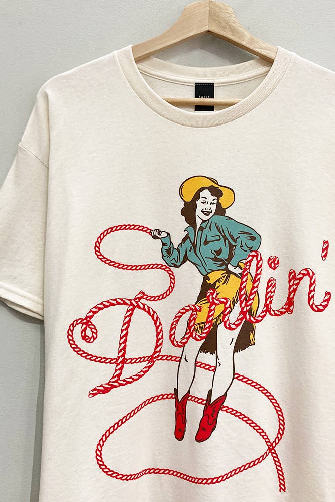 Darlin' Cowgirl Tee - XAYUYUE