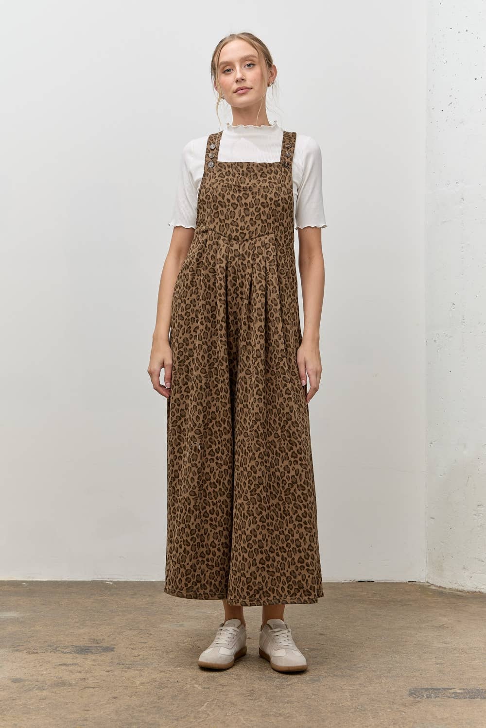 ANIMAL PRINT JUMPSUIT: MOCHA MULTI - XAYUYUE