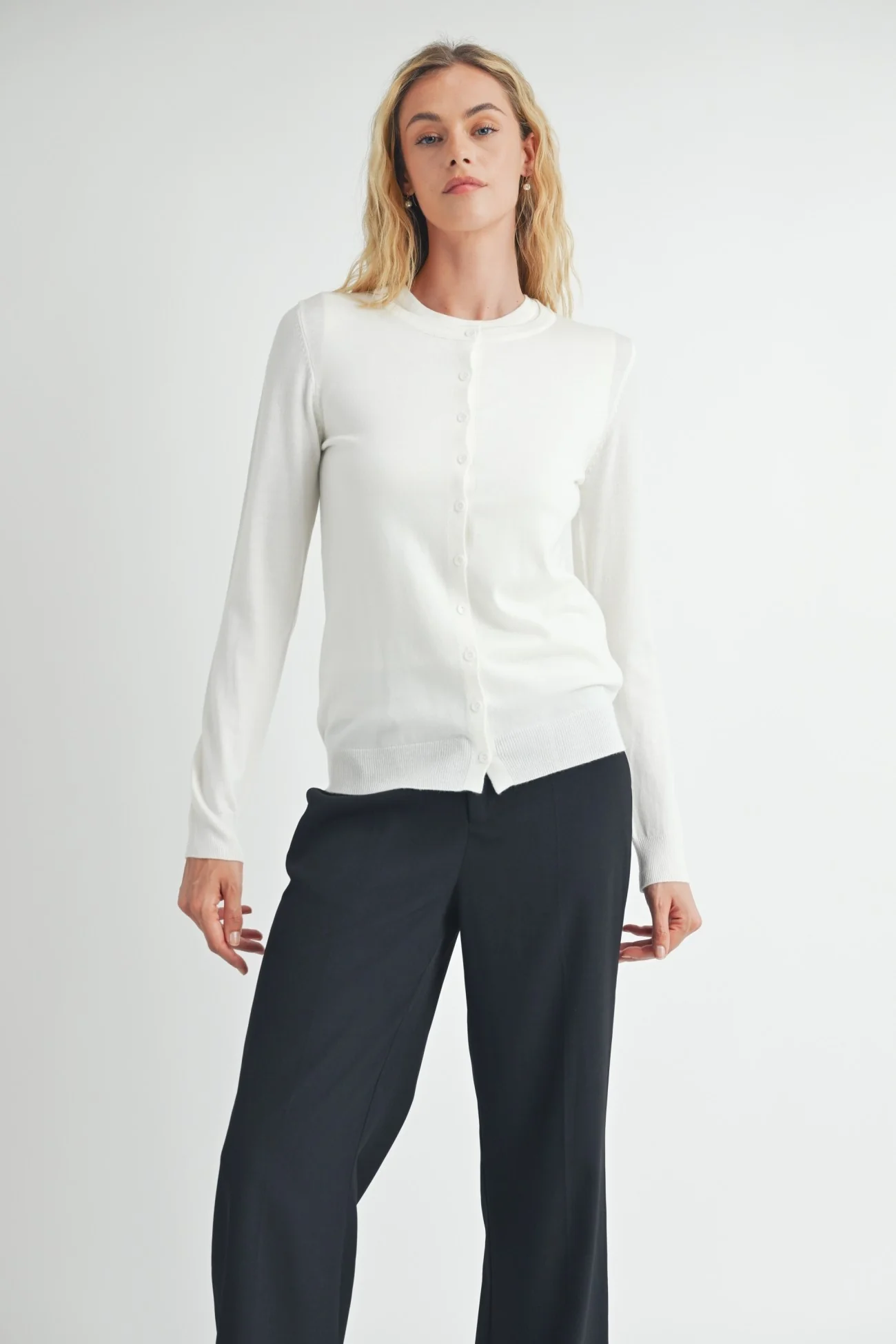 Button Down Cardigan - XAYUYUE