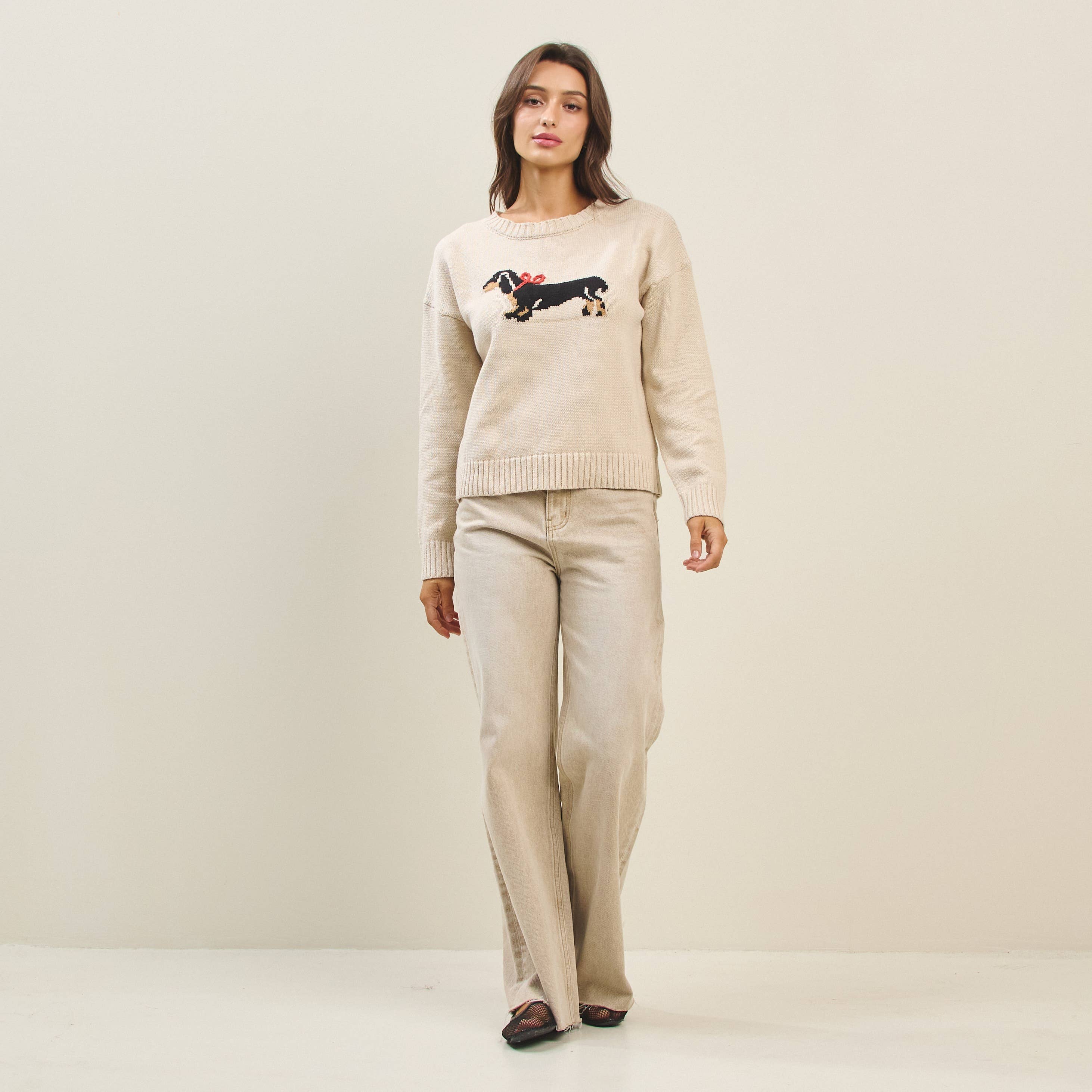 Bow Dog Sweater - XAYUYUE