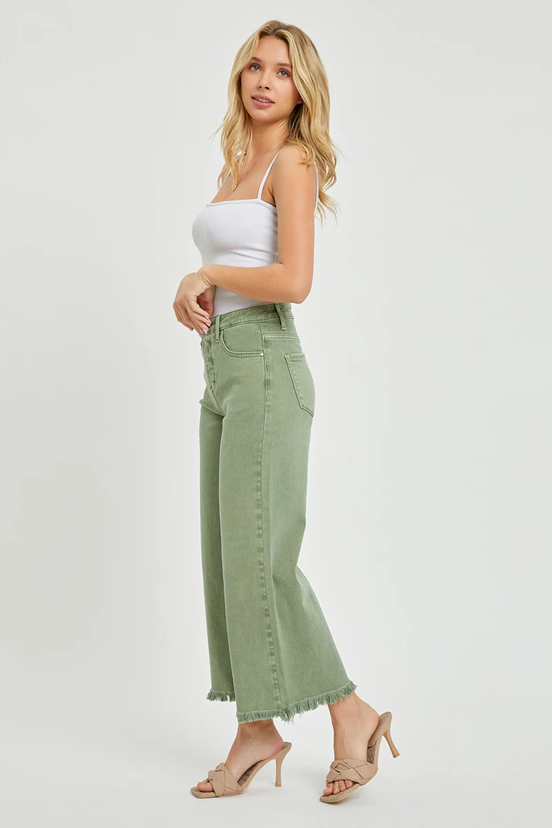 High Rise Wide Leg Pants - XAYUYUE