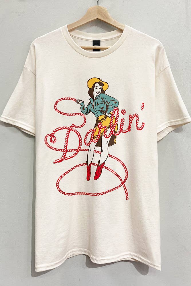 Darlin' Cowgirl Tee - XAYUYUE